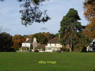 Photo 12x8 Blackheath Cricket Ground Chilworth Village cricket ground set  c2020