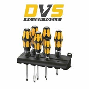 Wera 018287 6pce Kraftform Chiseldriver Screwdriver Set