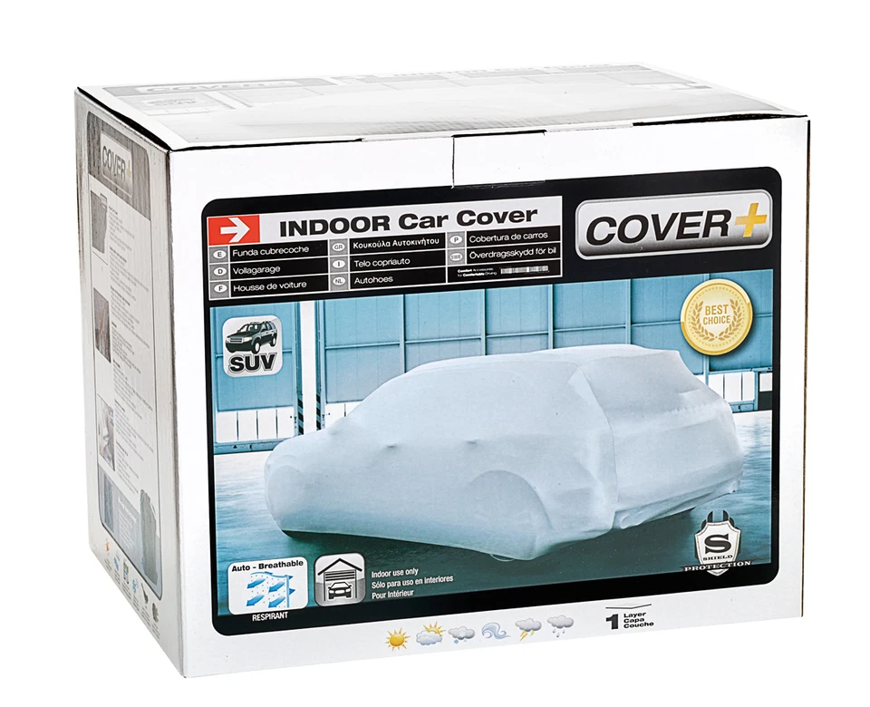 Дышащий тканевый защитный автомобильный чехол для помещений, гаражей и выставочных залов Hyundai IX35 - Изображение 2 из 3