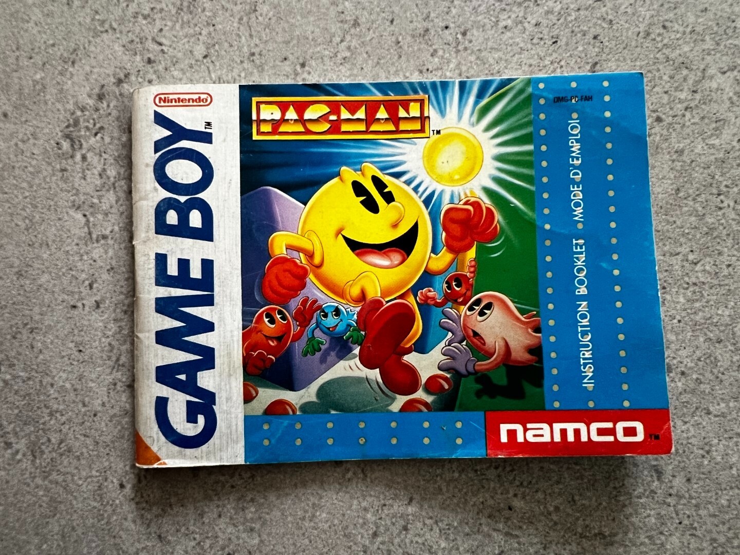 PAC MAN Notice - FAH - GAMEBOY GB game boy Nintendo