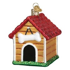 Old World Christmas - Dog House Ornament - 20113
