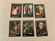 Star wars" A new hope" 6 cards, See item description for  breakdown.