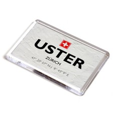 FRIDGE MAGNET - Uster - Zurich - Switzerland - Lat/Long