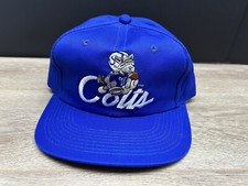 Vintage Indianapolis Colts Sports Specialties Script Snapback Hat NWOT
