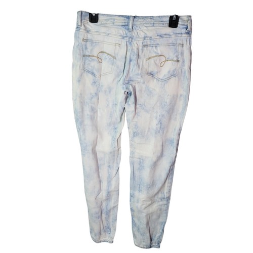 Justice Girls Size 16 Blue Acid Wash Skinny Jeans - Picture 13 of 13