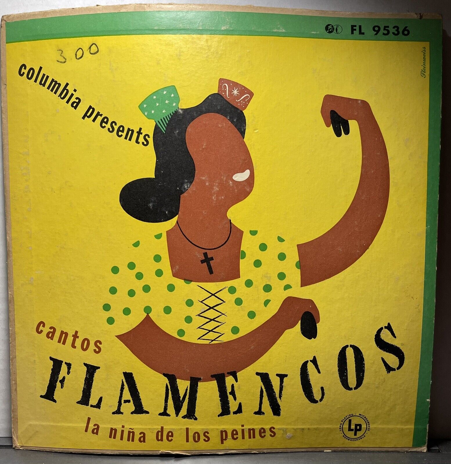 Cantos Flamencos - La Niña de Los Peines FL 9536 LP Record Vinyl