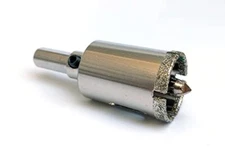 Drilax 1 Inch Diamond Hole Saw with Removable Center Pilot Drill Locator Pin