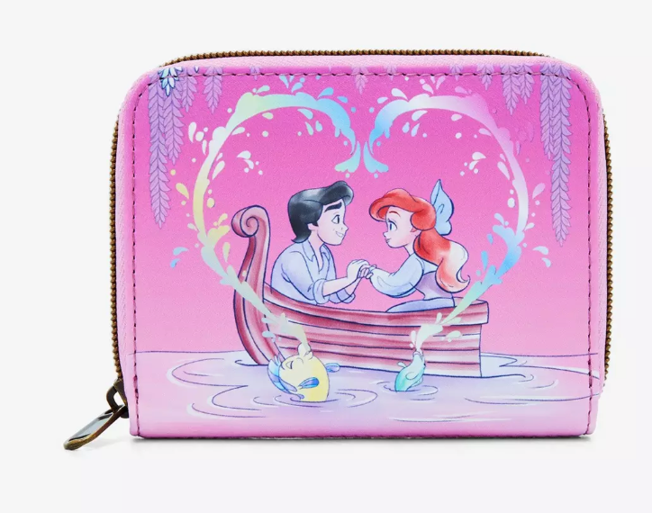 Disney The Little Mermaid “Kiss The Girl” Scene LoungeFly Backpack & Wallet Set Loungefly Disney The Little Mermaid Kiss the Girl Mini  main image 3