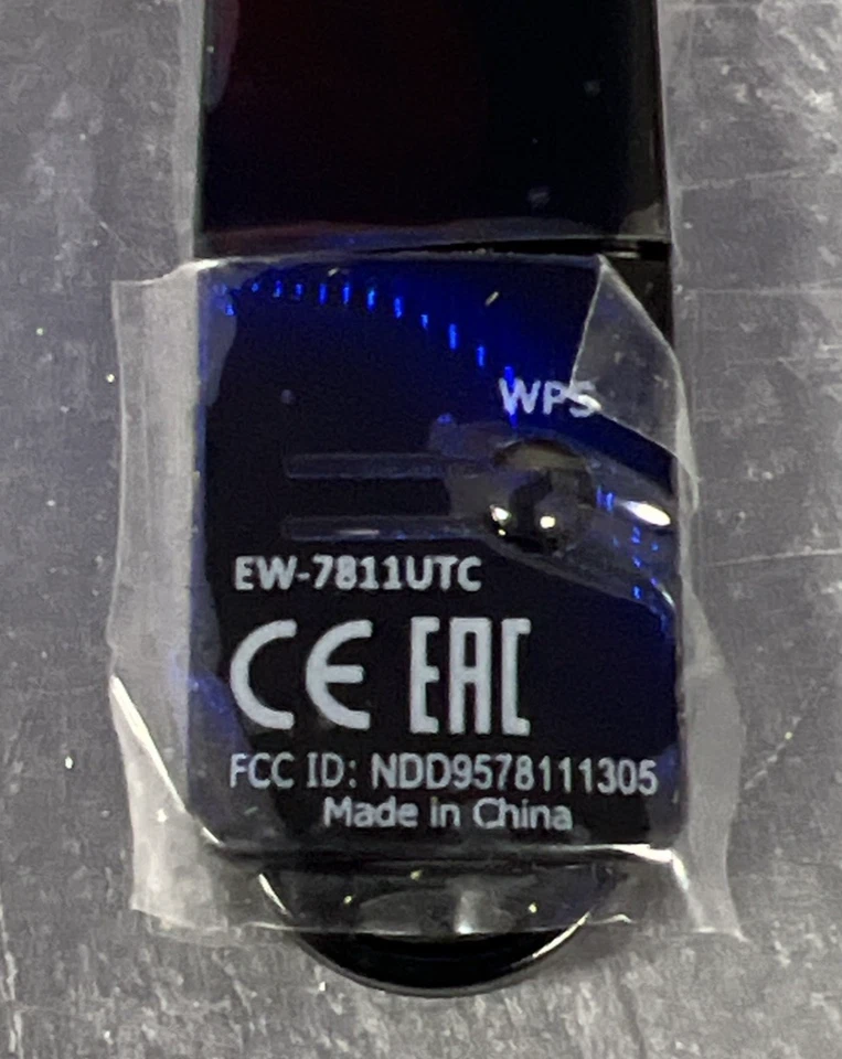 EDIMAX EW-7811UTC AC600 WiFi Wireless 433Mbps Dual-Band 5GHz Mini USB Adapter - Image 3 of 3