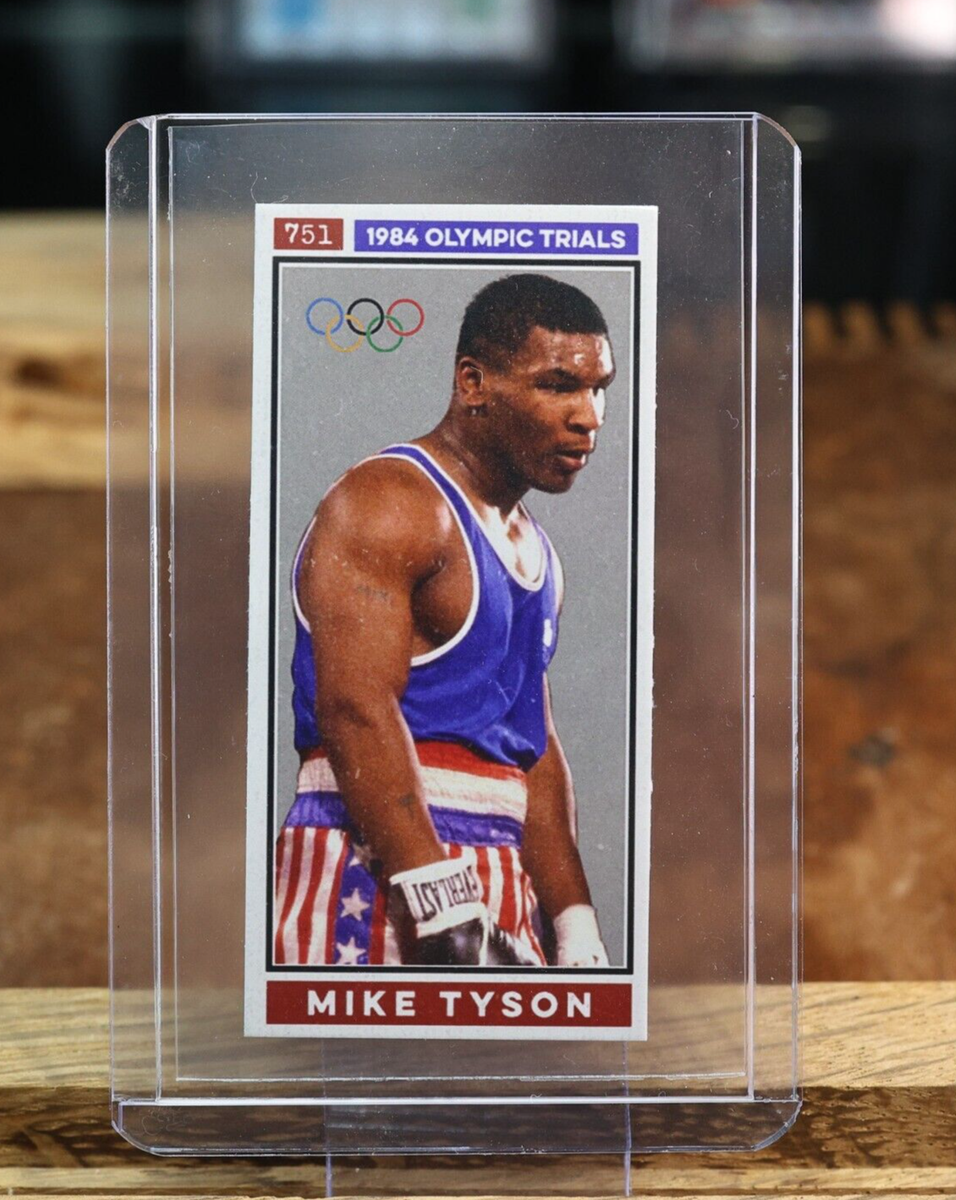 1984 Mike Tyson Rookie RC Olympics Supermini card | eBay