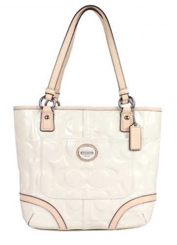 Authentic 378$ Pey Pat Tote NWT in Pack f22322 Coach Shoulder Bag