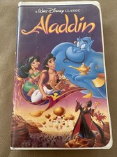 walt disney black diamond aladdin vhs tape