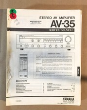 Yamaha AV-35 Amplifier Service Manual Original 