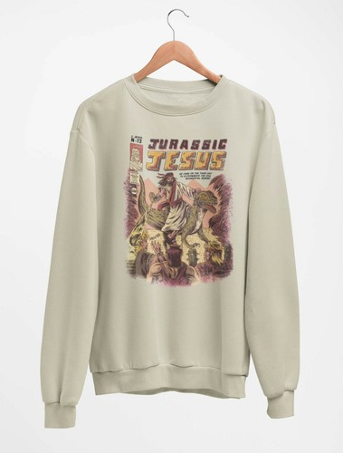 JURASSIC JESUS JUMPER DINOSAUR 
