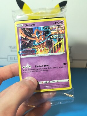 Deoxys SWSH170 Prerelease Deck Promo SEALED Fusion Strike Pokemon TCG