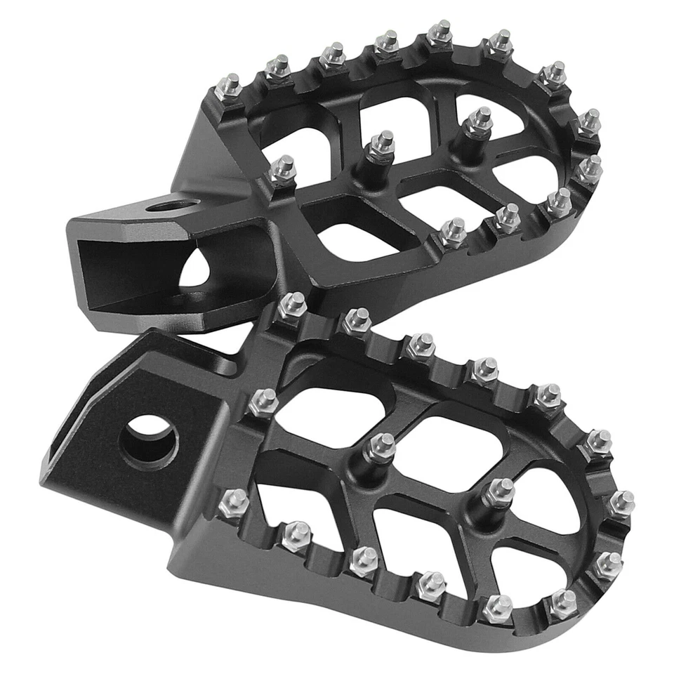 Pedales reposapiés anchos para motocicleta Yamaha XT250 YZ125 YZ80 WR250 TTR90 Foto 3 de 4