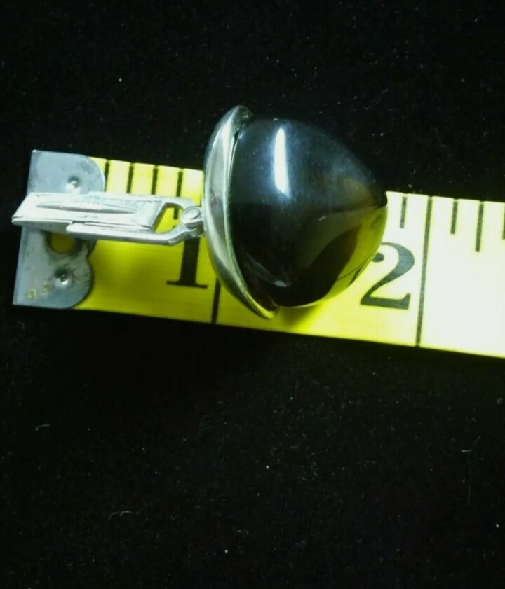 Sterling silver antique cufflink estate find View 4
