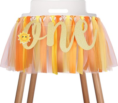 First Trip Around the Sun Birthday Highchair Banner 