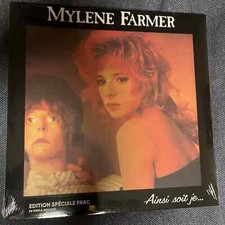 MYLENE FARMER "AINSI SOIT JE" VINYLE ROUGE NEUF EMBALLÉ /RED VINYL LP NEW SEALED