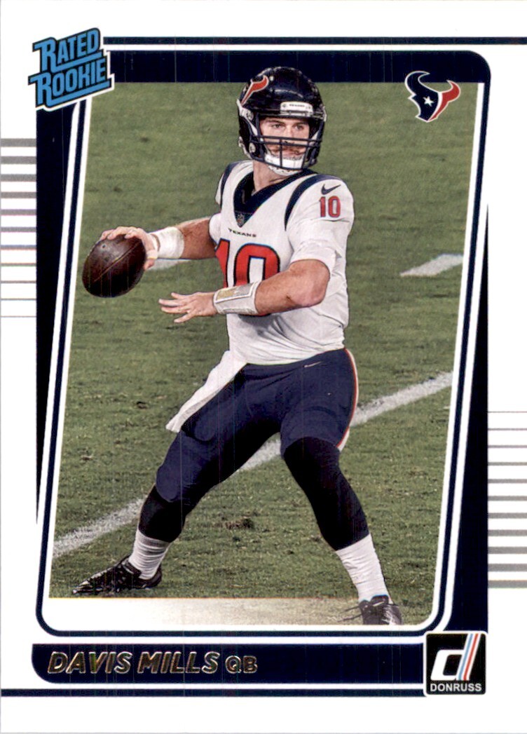 2021 Donruss Rated Rookie DAVIS MILLS Houston Texans #273