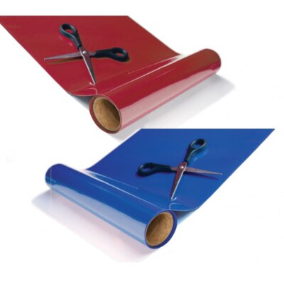 Rutschfeste Materialrollen in Rot und Blau 1M 100cm x 20cm und 40cm Oberflächengriff