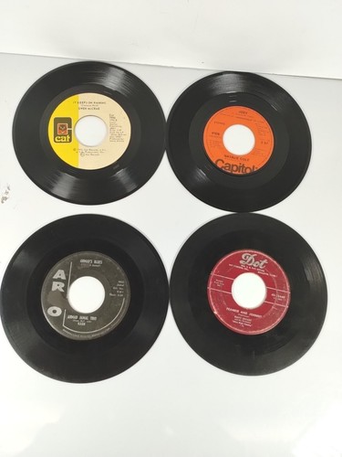 Lot of 9 45s Jackie Wilson Natalie Cole Freddy Fender Ramsey Lewis Trio Read