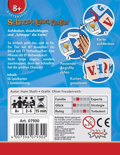 Amigo 07930 Schnapp, Land, Fluss!  NEU OVP, - Bild 2 von 2