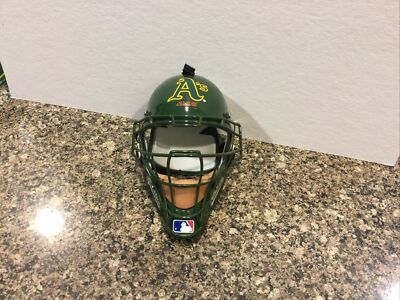 MLB Oakland Athletics Mini Catcher's Mask Back Catcher's Helmet All Star 