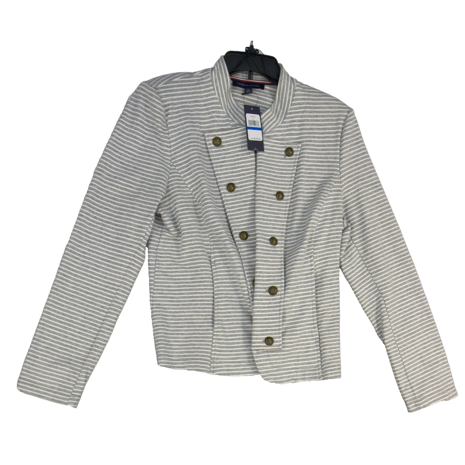 Chaqueta militar abrigos, chaquetas y chalecos de rayas para Mujeres