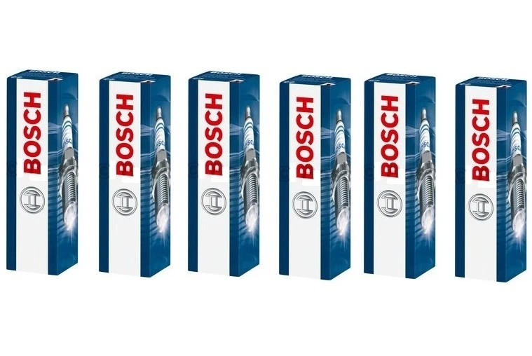 Spark Plugs x 6 Bosch Fits Jeep Cherokee KJ Grand III Commander 3.7 V6 Mazda MX6 - Image 3 of 4