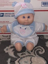 1991 Mattel Vintage Cabbage Patch Soft Body 12”. Blonde Hair Blue Eyes Girl