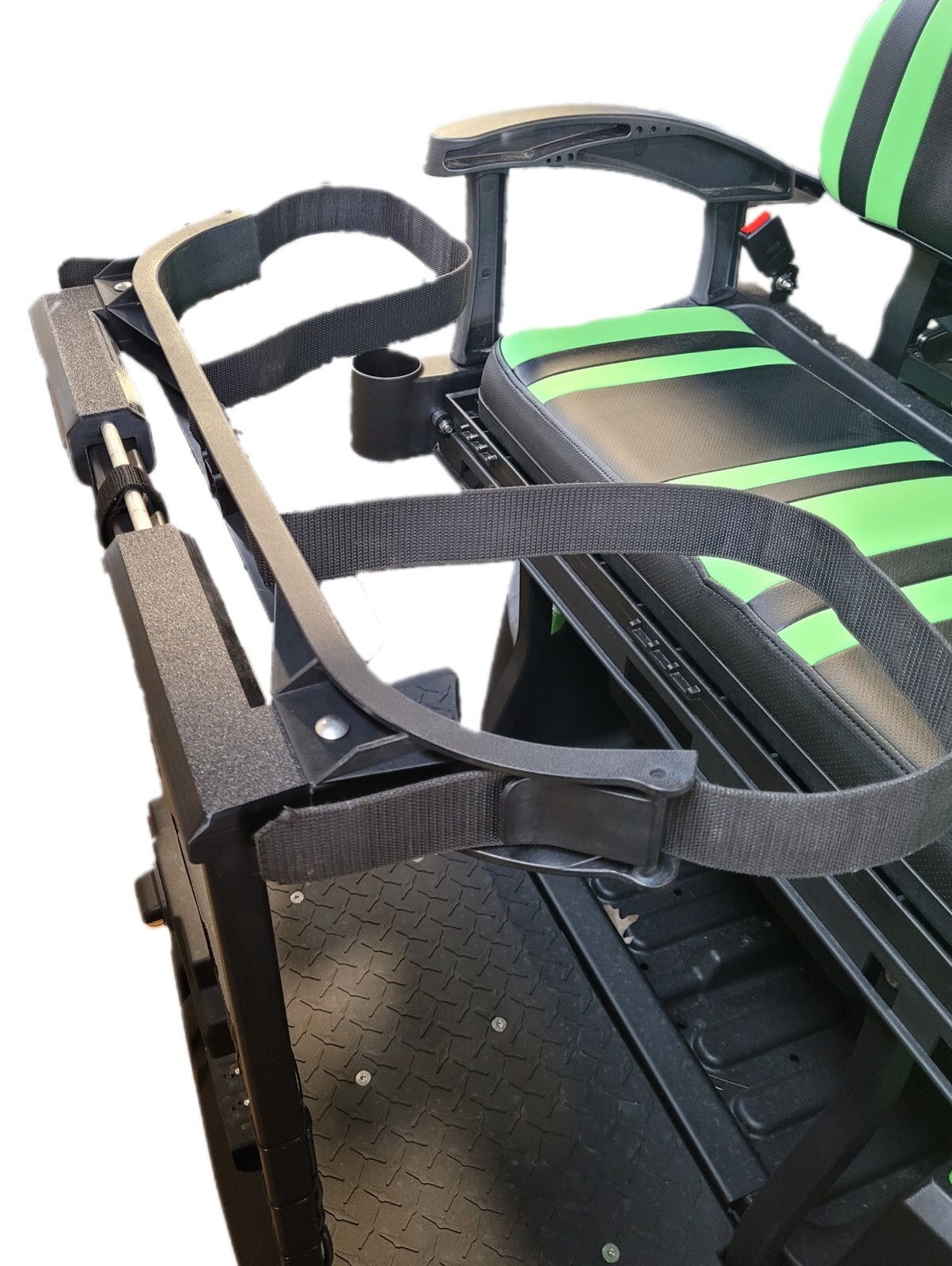 Bintelli Golf Bag Holder For Rear Grab Bar No Drilling Required, Easy