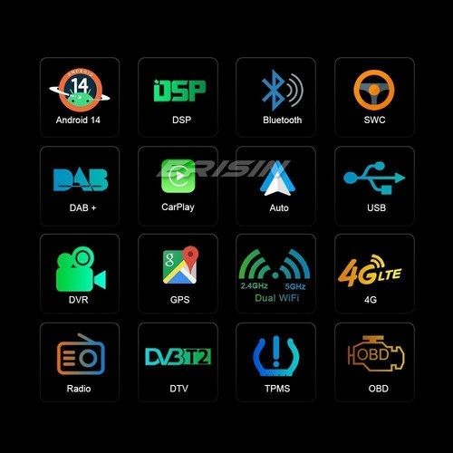 8-Kern Android 14 Navi Autoradio GPS für BMW 3er E90 E91 E92 E93 DAB+ CarPlay 4G - Bild 2 von 21