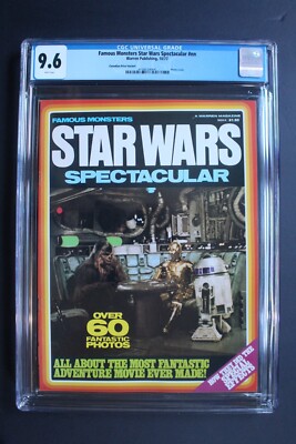 Famous Monsters STAR WARS Spectacular NN #1 1977 WARREN Canadian VARIANT CGC 9.6