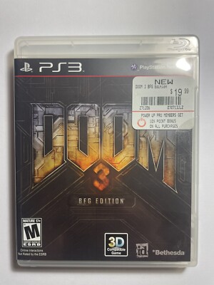 *New* *Sealed* Doom 3 -- BFG Edition (Sony PlayStation 3, 2012)