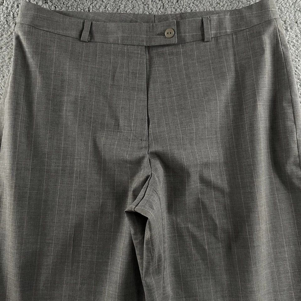 Incotex Womens Pants Gray Size 48 Dress Pant Career High Comfort Wool Blend - Image 2 of 4