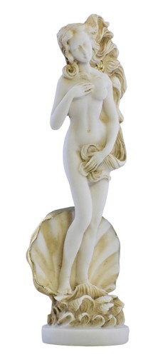 Birth of Goddess Aphrodite Venus Nude Female Statue Sculpture Figure 8 inches - Picture 7 of 7