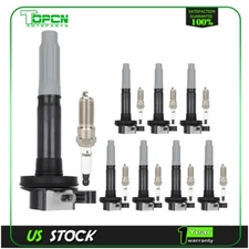 8x Ignition Coil & Iridium Spark Plug Kits for Ford Mustang 2015 2016 2017 2018