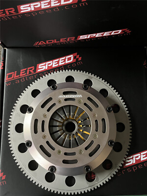 ADLERSPEED Sprung Twin Disc Clutch Kit For Honda Civic Si Acura RSX TSX K20 K24
