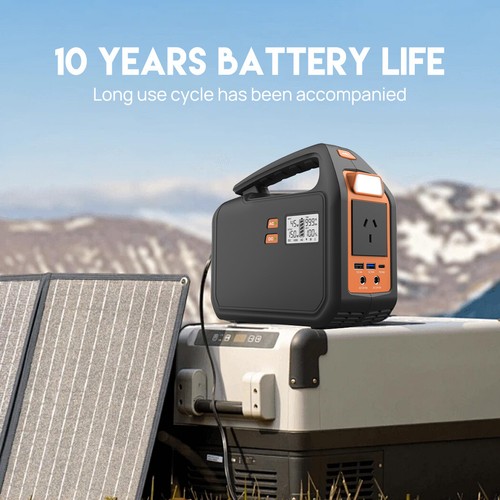 Portable Power Station Solar Panel Generator Power Bank Outlet Camping Emergency - Picture 11 of 11