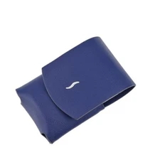 S.T. Dupont Leather Case Pouch For the Minijet Lighter, Blue, 183051, New In Box