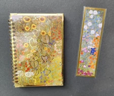 Gustave Klimt Notebook Journal Farm Garden with Sunflowers
