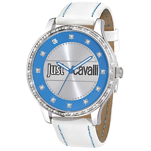JUST CAVALLI orologio donna Huge cassa grande da 46 mm quadrante azzurro |  eBay