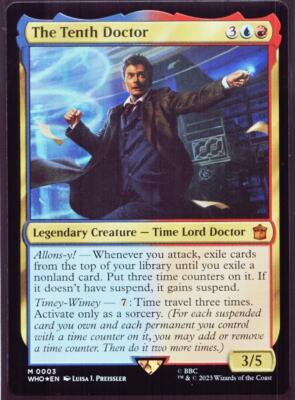 The Tenth Doctor - 3 Foil - MTG Doctor Who | eBay