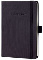 Sigel® Modisch CO132 Notizbuch Conceptum® - Ca. A6, Liniert, 194 Seiten, Schwarz