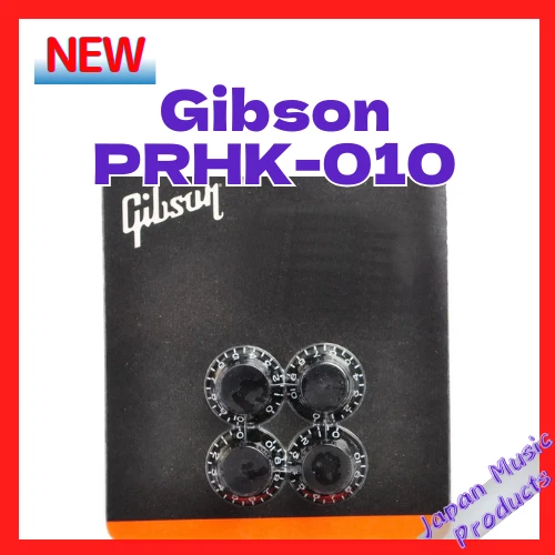 Gibson PRHK-010 Black Top Hat Knobs - 4 pack PRHK 010 #973