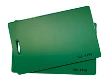 2 RFID Proximity Cards 26 Bit Wiegand H10301 Keyless 125 kHz-Green Clamshell