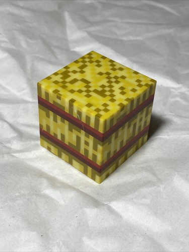 Hay Bale Minecraft Building Block 1 5 Inch Mojang Accessories For 2 5 Inch Steve Ebay