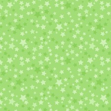 Playtime Flannel By Maywood Studio - Green Stars F10692-G