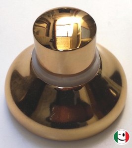 Cappuccio Universale Per Rubinetto D Arresto Ad Incasso Dorato